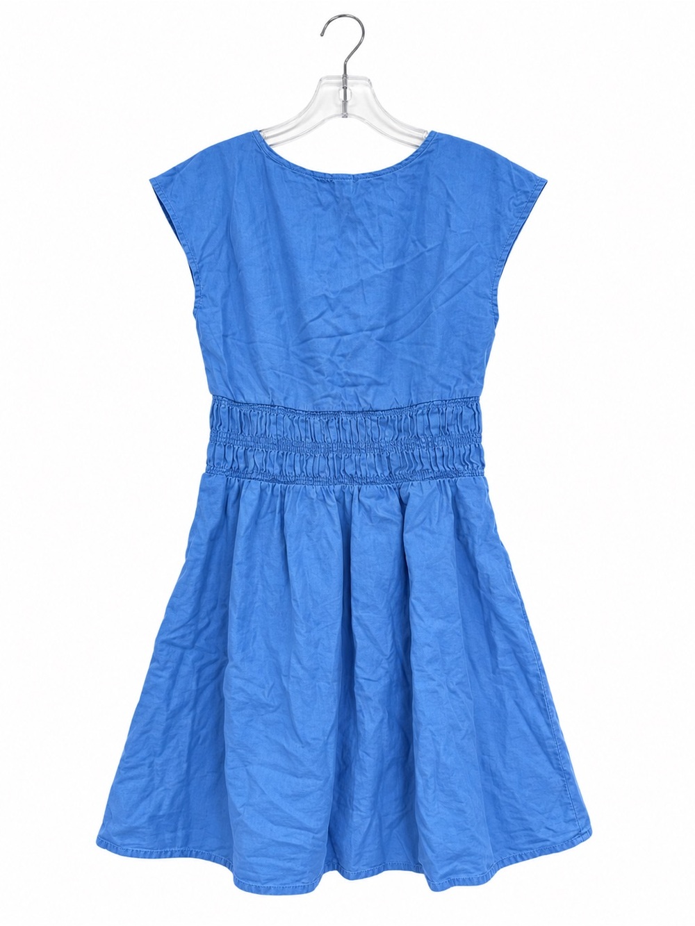 Old Navy Blue Smocked Waist Dress Women’s XS - Picture 4 of 5